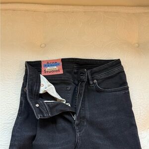 Acne Dark Gray Men's Skinny Jeans